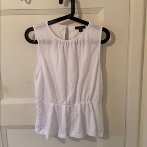 White peplum shirt